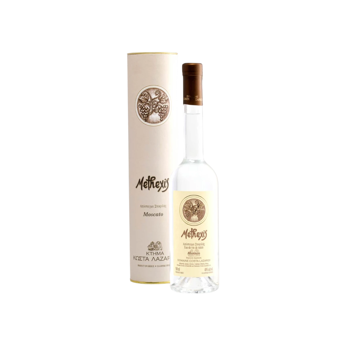 Απόσταγμα Methexis Μοσχάτο Κ.Λαζαρίδη 500ml