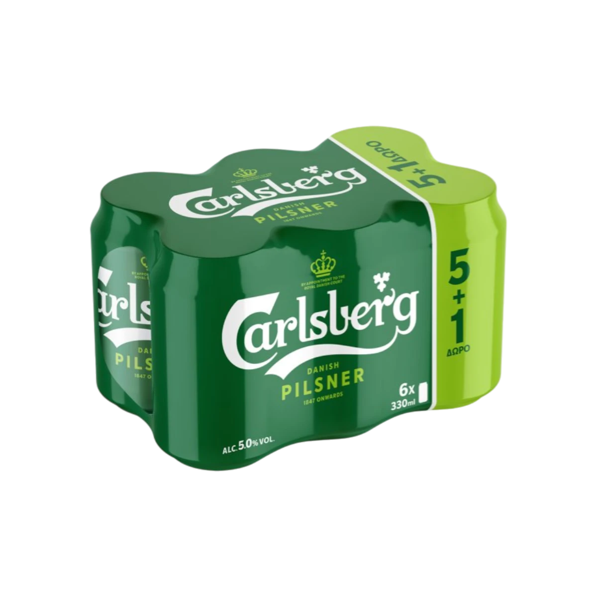 CARLSBERG ΚΟΥΤΙ 330ml (5+1)