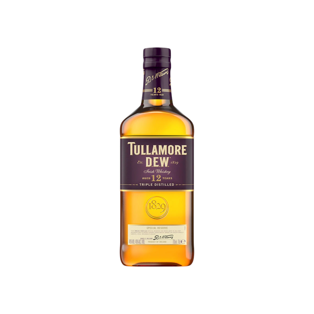 W/Y TULLAMORE DEW 12 Y.O (40%) 700ml