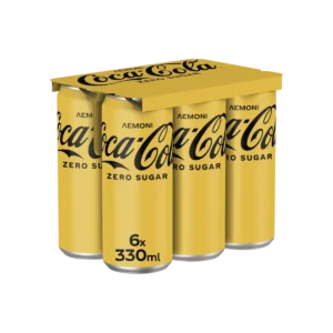 COCA COLA ZERO LEMON ΚΟΥΤΙ (6pack) 330ml