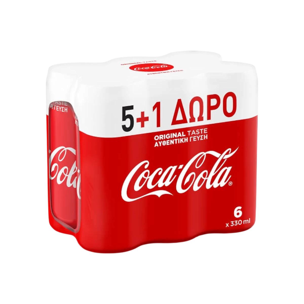 COCA COLA ΚΟΥΤΙ 330ml (5+1)