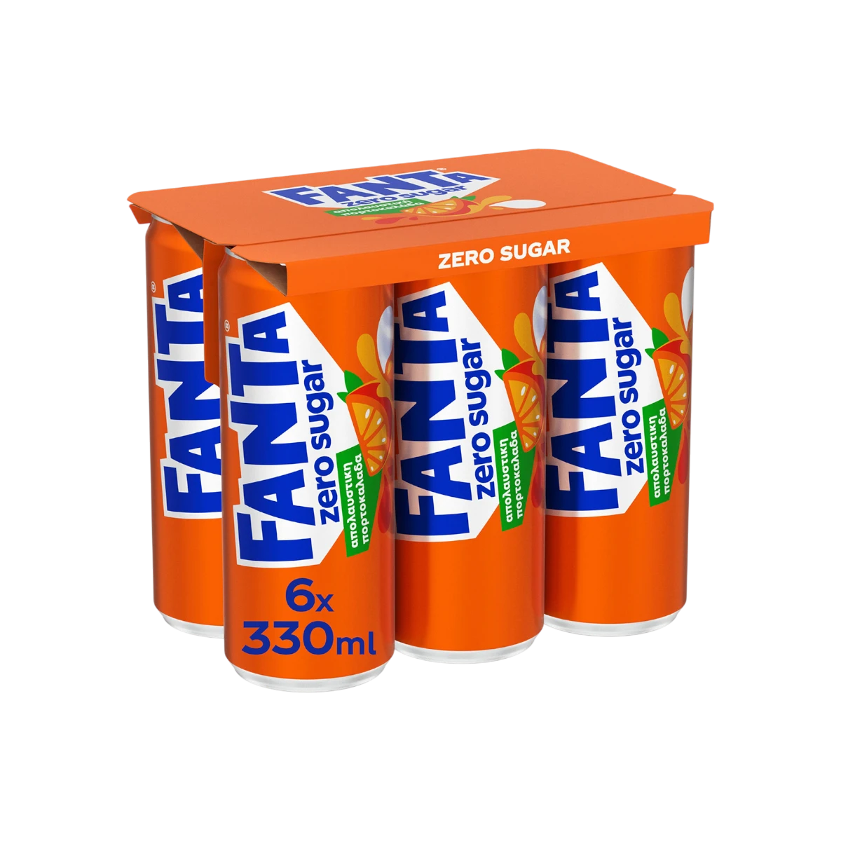 FANTA ΠΟΡΤΟΚΑΛΙ ΚΟΥΤΙ ZERO (6pack) 330ml