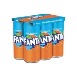 FANTA ΠΟΡΤΟΚΑΛΙ ΜΠΛΕ ΚΟΥΤΙ (6pack) 330ml