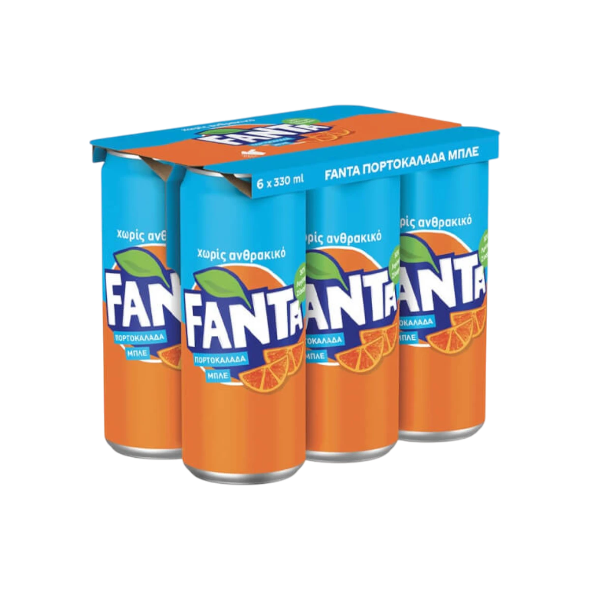 FANTA ΠΟΡΤΟΚΑΛΙ ΜΠΛΕ ΚΟΥΤΙ (6pack) 330ml