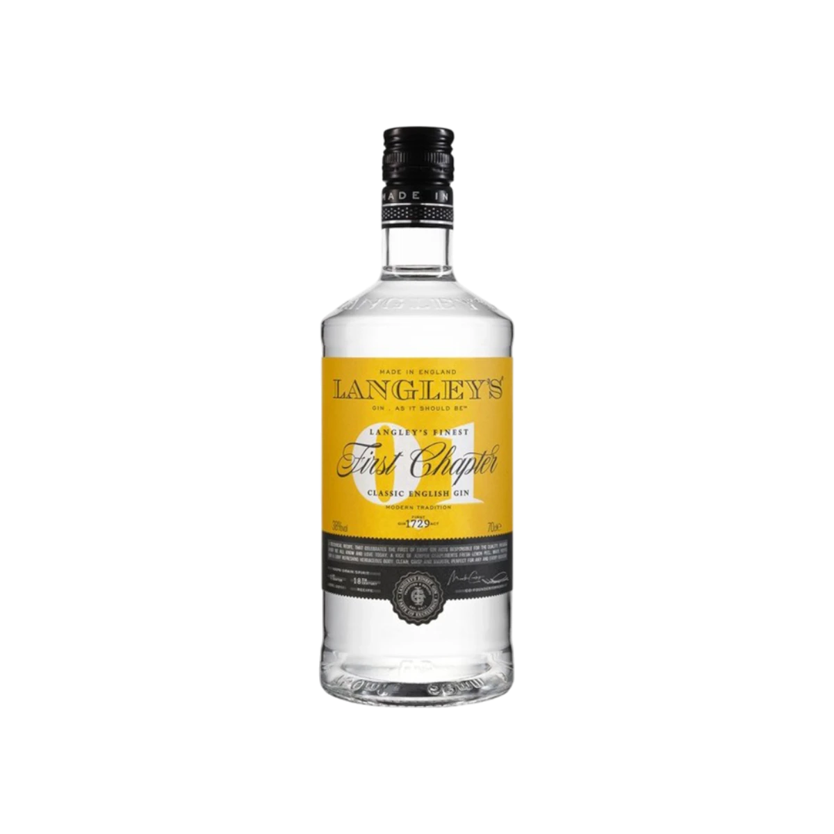 GIN LANGLEY'S FIRST CHAPTER (38%) 700ml