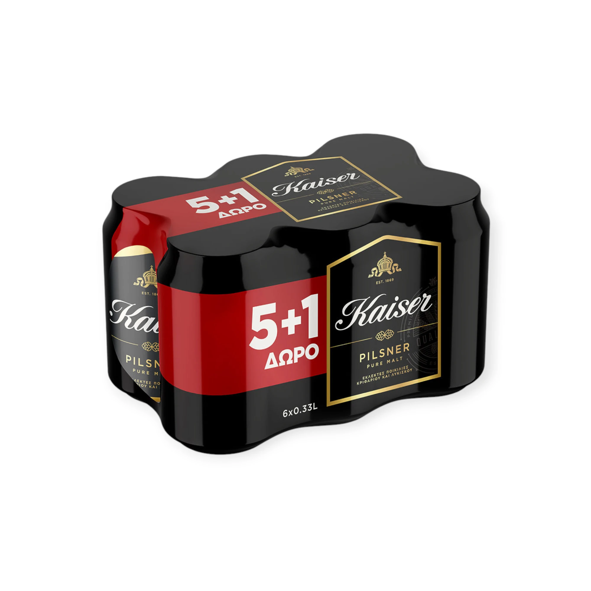 KAISER ΚΟΥΤΙ 330ml (5+1)