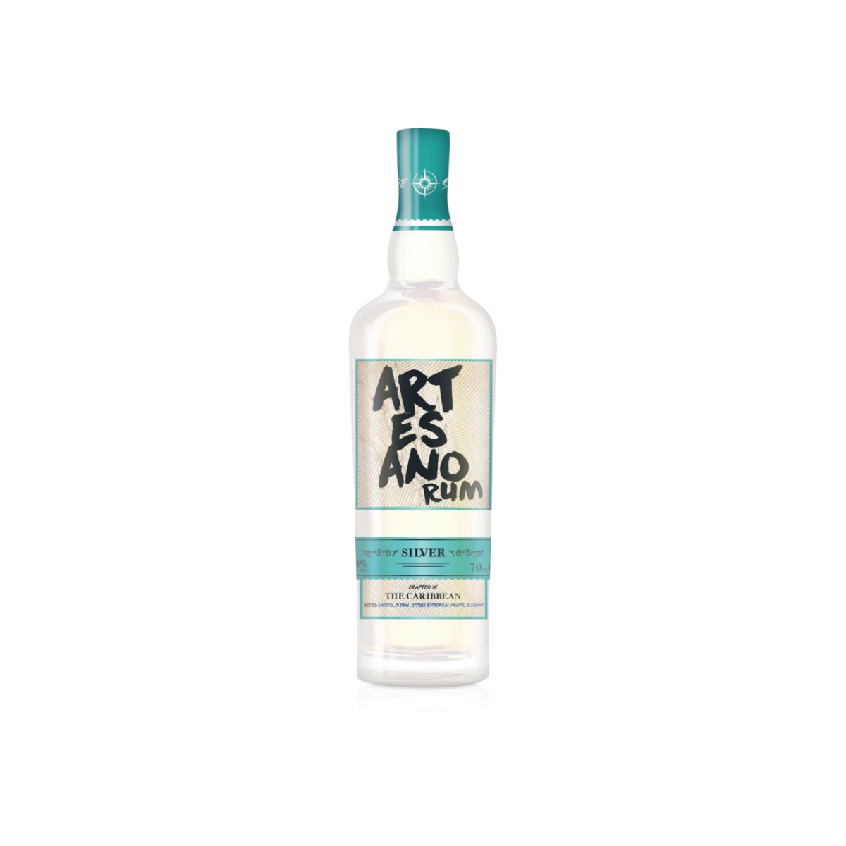 RUM ARTESANO BARBADOS SILVER (38%) 700ml