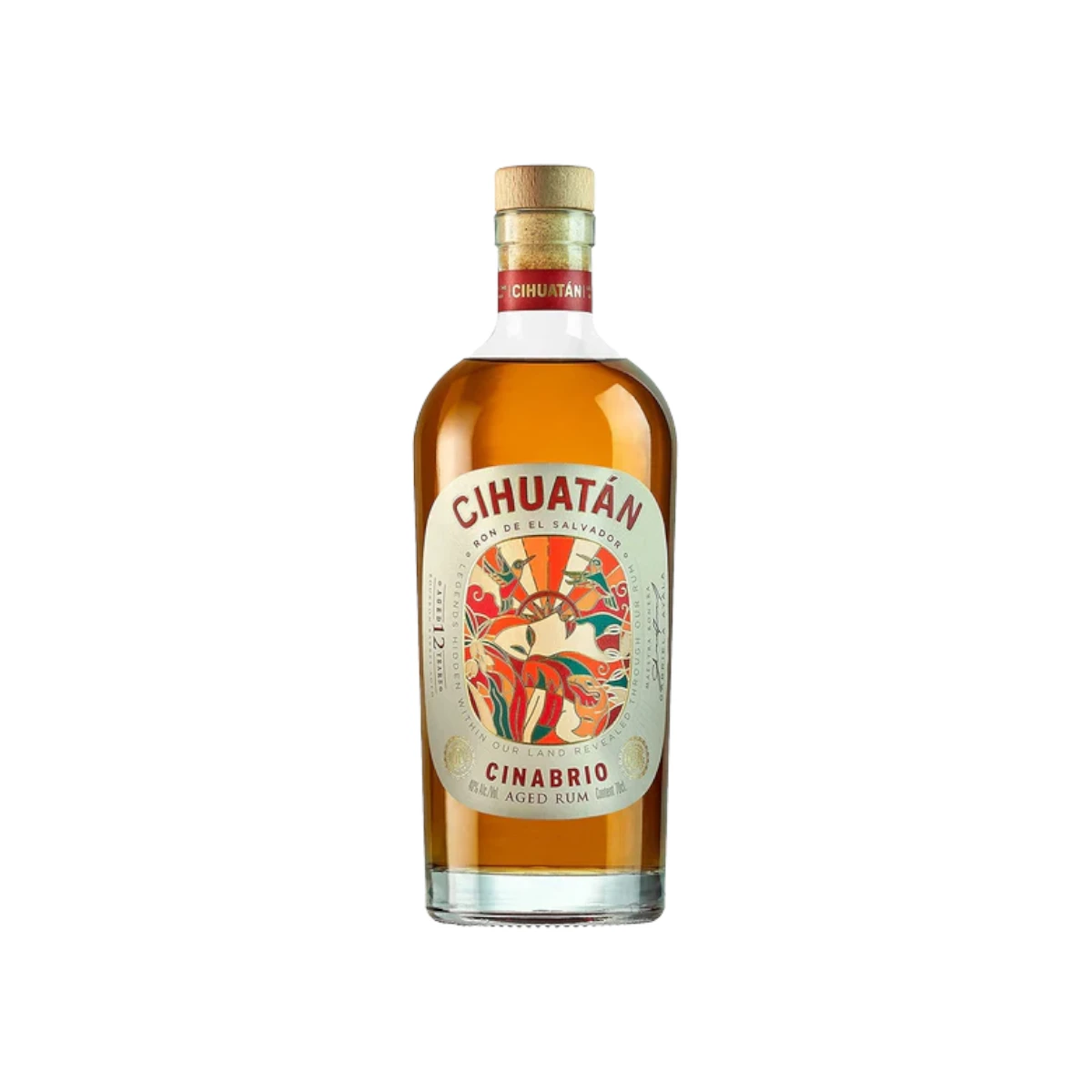 RUM CIHUATAN CINABRIO 12 Y.O (40%) 700ml