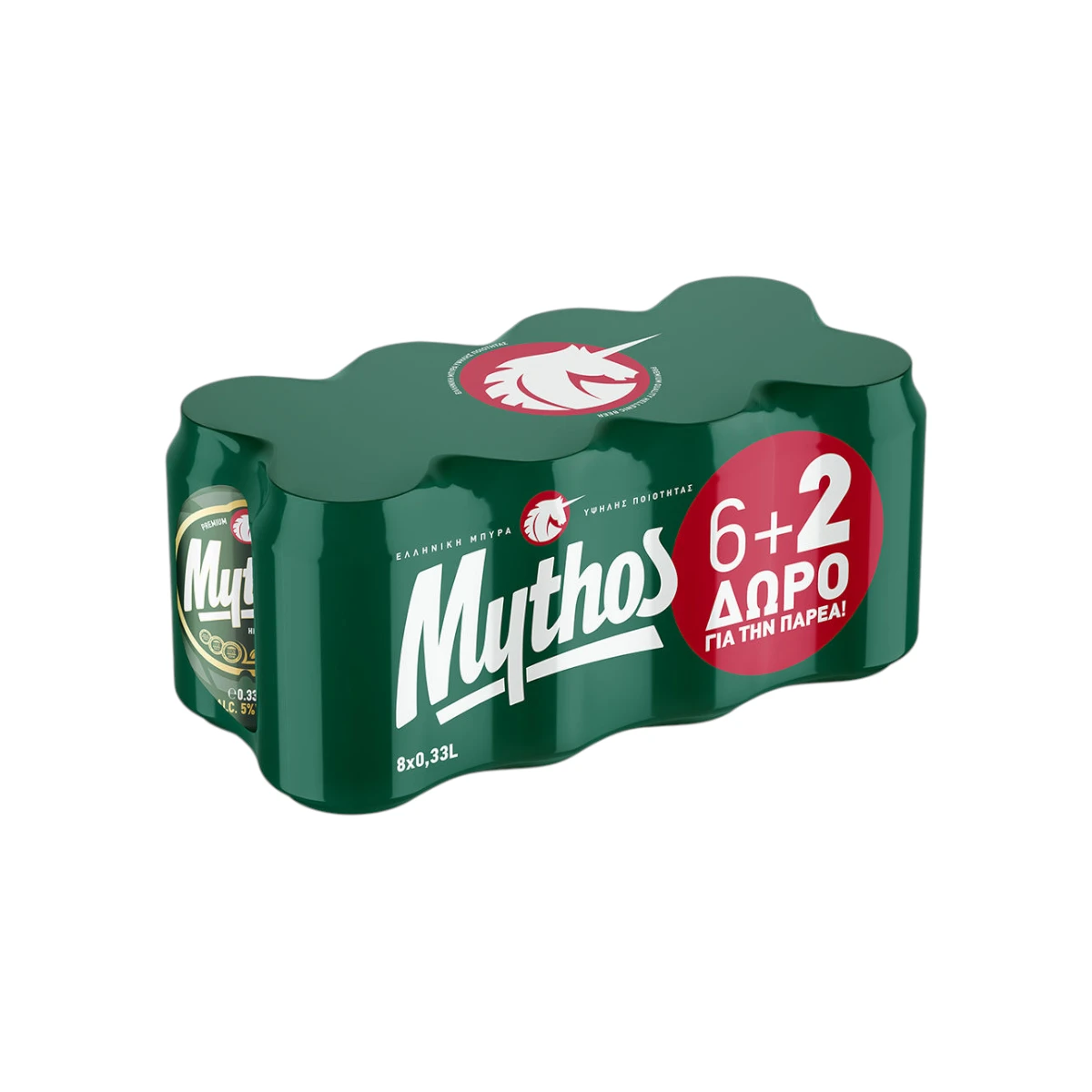 MYTHOS ΚΟΥΤΙ 330ml (6+2)