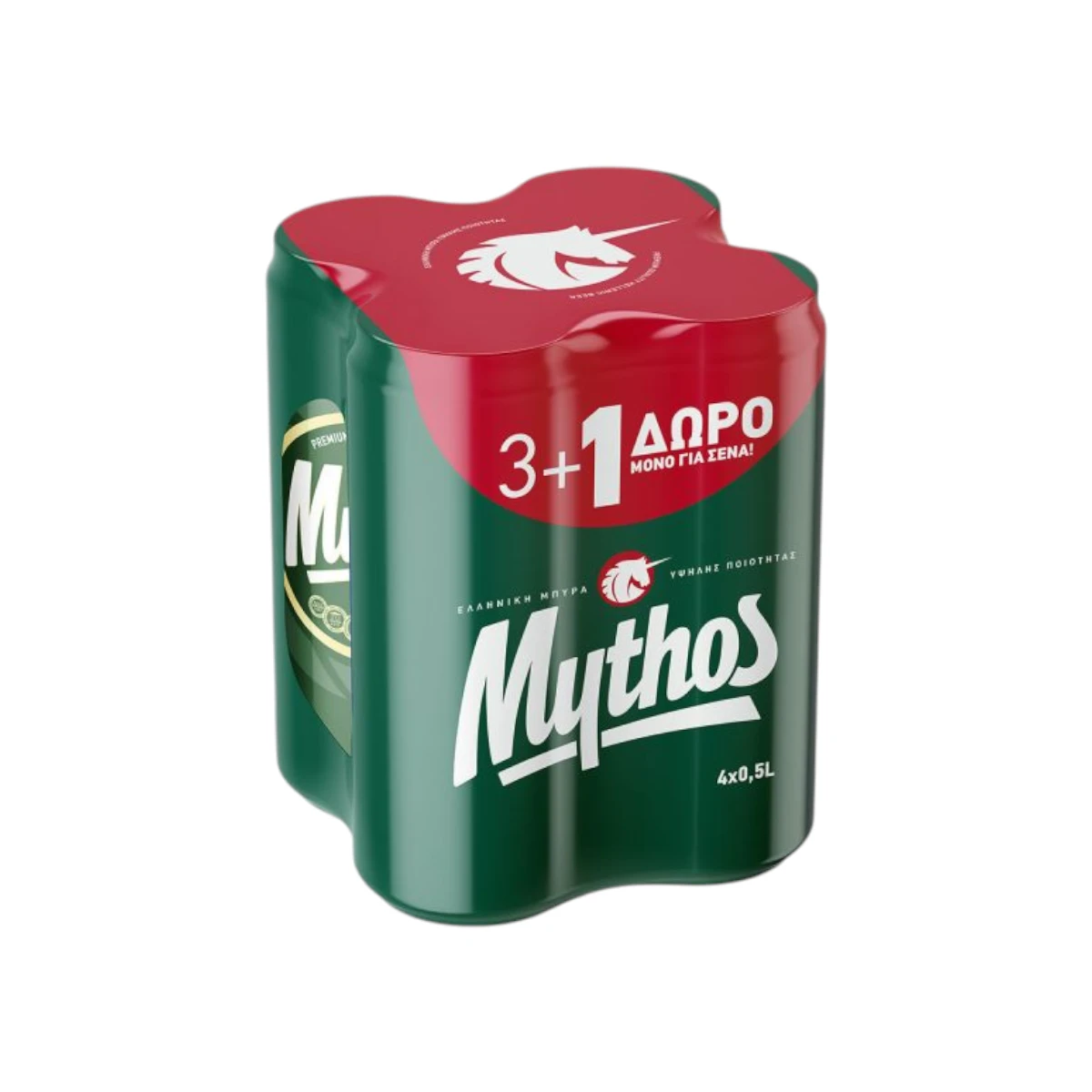 MYTHOS ΚΟΥΤΙ 500ml (3+1)