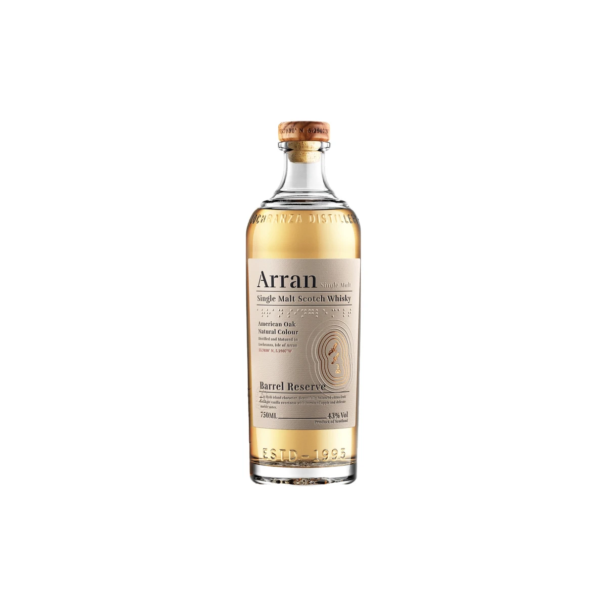 W/Y ARRAN BARREL RESERVE MALT (43%) 700ml