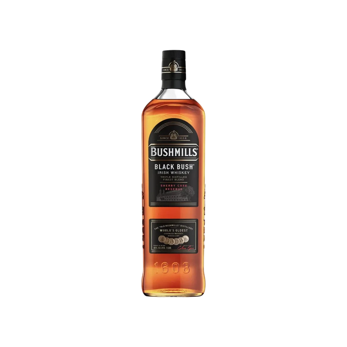 W/Y BUSHMILLS BLACK BUSH (40%) 700ml
