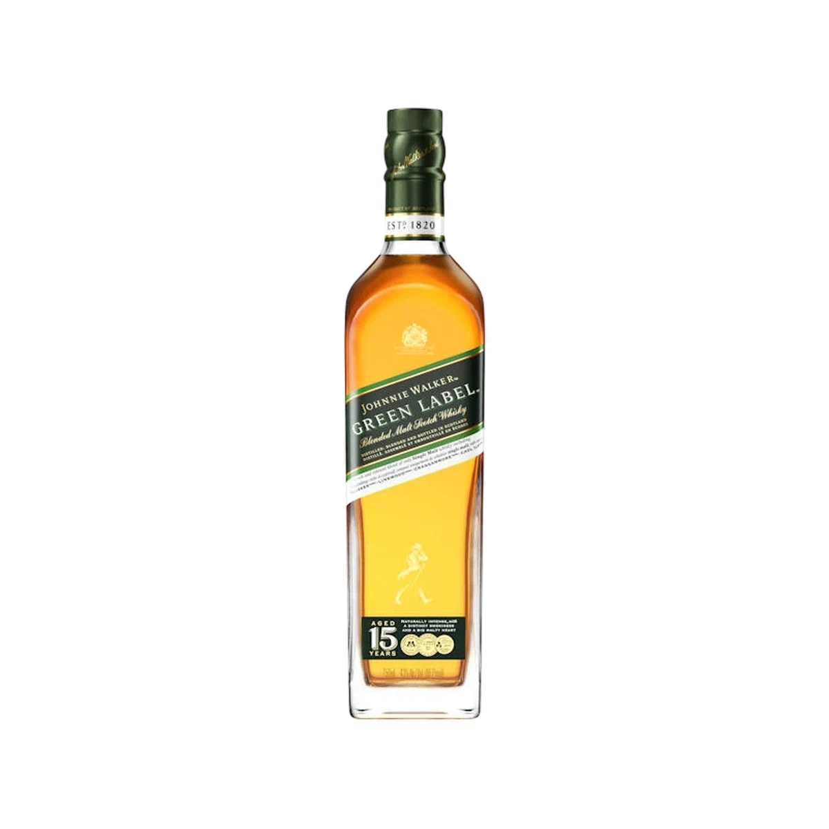 W/Y JOHNNIE WALKER GREEN LABEL 15 Y.O (43%) 700ml