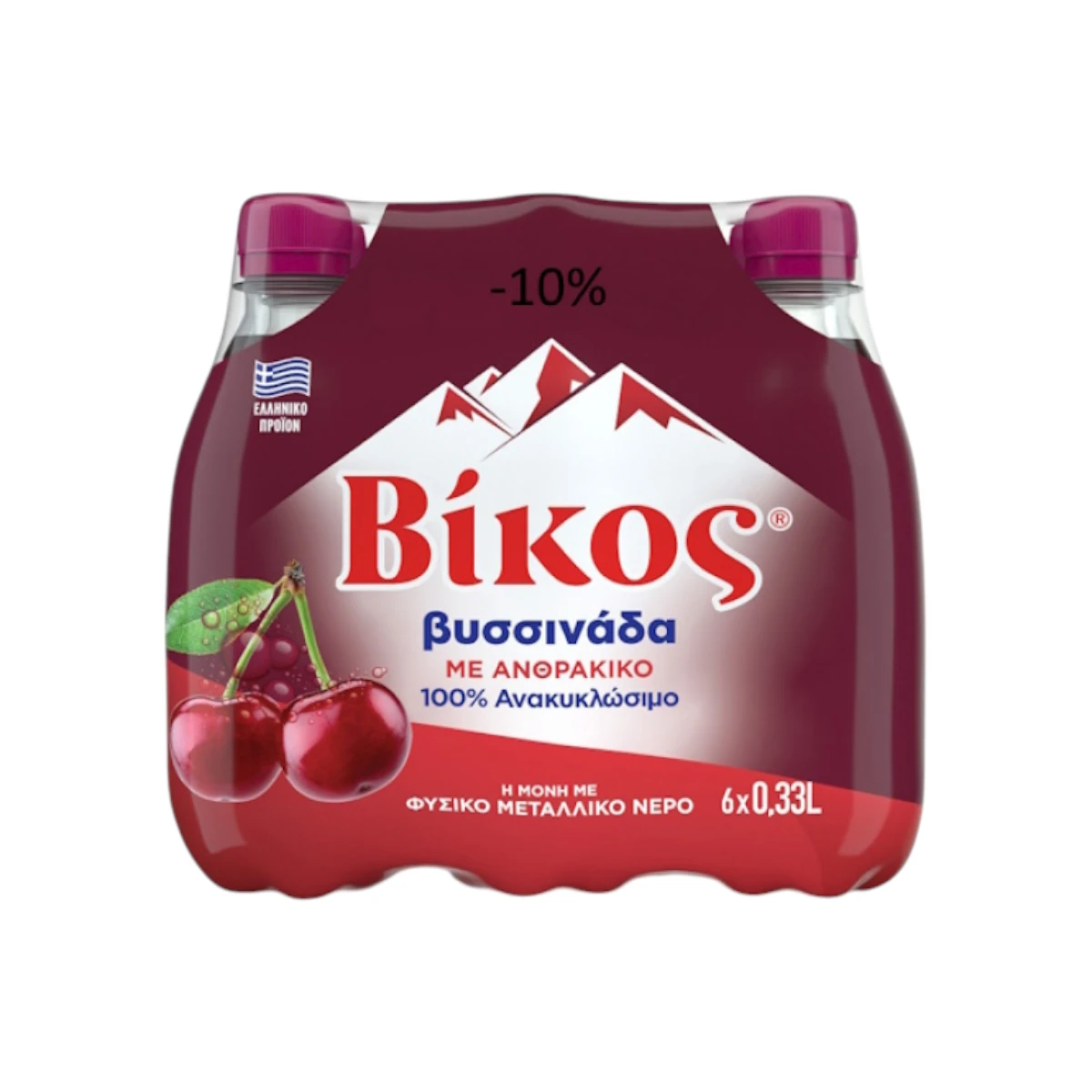Αναψυκτικό Βίκος Βυσσινάδα 0.33L