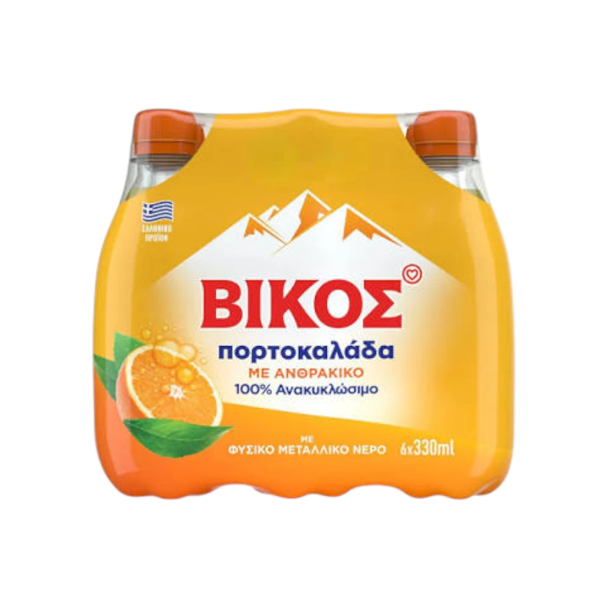 Βίκος Πορτοκαλάδα 0.33L 6pack