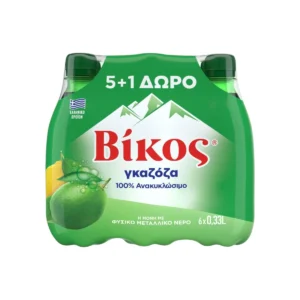 Αναψυκτικό Βίκος Γκαζόζα 0.33L (6pack)