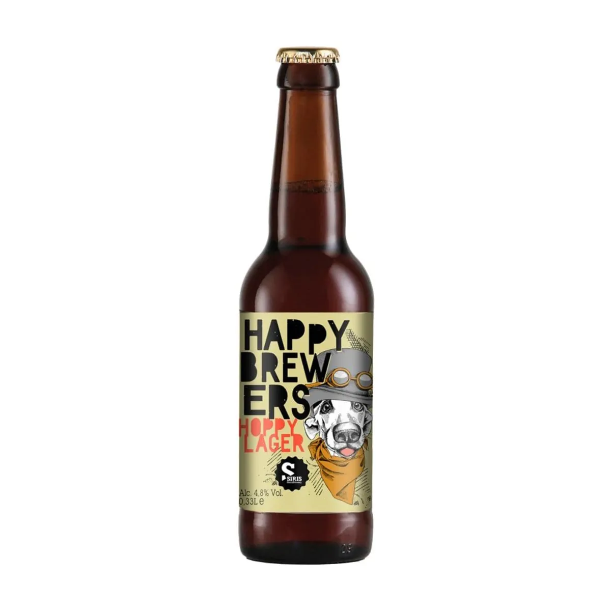 VOREIA HAPPY BREWERS HOPPY LAGER BEER 330ml